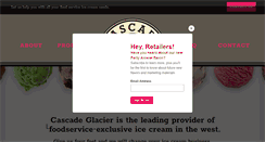 Desktop Screenshot of cascadeglacier.com